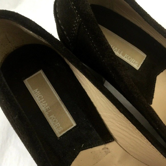 Michael Kors Collection Penny Loafer Pump Suede 7 - Picture 3 of 8